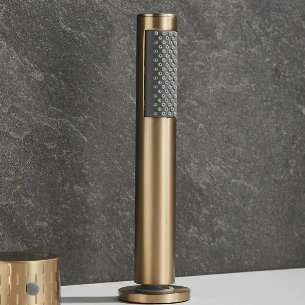 Bathtub Faucet - Contemporary Electroplated Roman Tub Brass Valve Bath Shower Mixer Taps