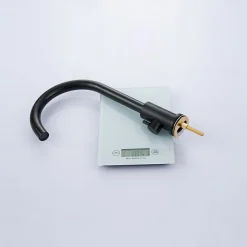 Bathtub Faucet - Contemporary Nickel Brushed Roman Tub Brass Valve Bath Shower Mixer Taps / Two Handles Four Holes