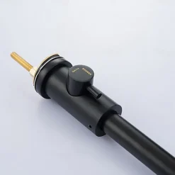 Bathtub Faucet - Contemporary Nickel Brushed Roman Tub Brass Valve Bath Shower Mixer Taps / Two Handles Four Holes