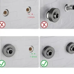 Bathtub Faucet - Modern Contemporary Electroplated Wall Installation Ceramic Valve Bath Shower Mixer Taps