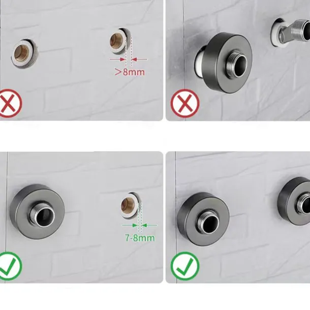 Bathtub Faucet - Modern Contemporary Electroplated Wall Installation Ceramic Valve Bath Shower Mixer Taps