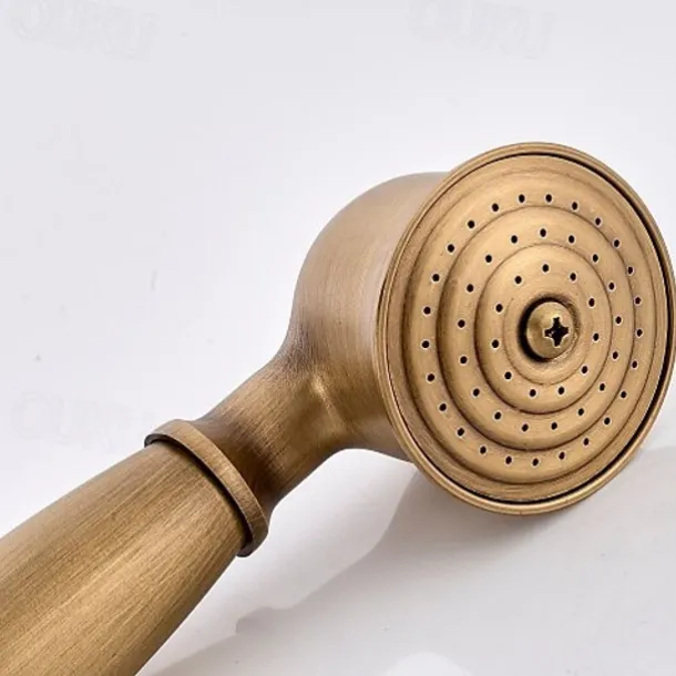 Bathtub Faucet,Wall Mounted Brass Rainfall Shower Mixer Taps Contain with Handshower and Cold/Hot Water