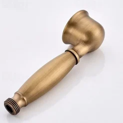 Bathtub Faucet,Wall Mounted Brass Rainfall Shower Mixer Taps Contain with Handshower and Cold/Hot Water