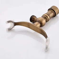 Bathtub Faucet,Wall Mounted Brass Rainfall Shower Mixer Taps Contain with Handshower and Cold/Hot Water