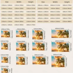 Beach Hanging Tapestry Wall Art Large Tapestry Mural Decor Photograph Backdrop Blanket Curtain Home Bedroom Living Room Decoration