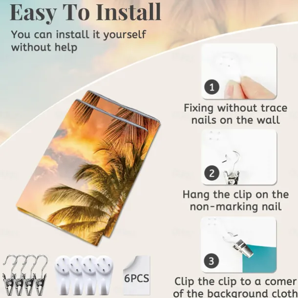 Beach Hanging Tapestry Wall Art Large Tapestry Mural Decor Photograph Backdrop Blanket Curtain Home Bedroom Living Room Decoration