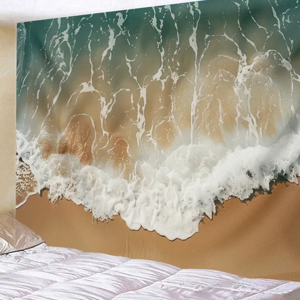 Beach Island Hanging Tapestry Wall Art Large Tapestry Mural Decor Photograph Backdrop Blanket Curtain Home Bedroom Living Room Decoration