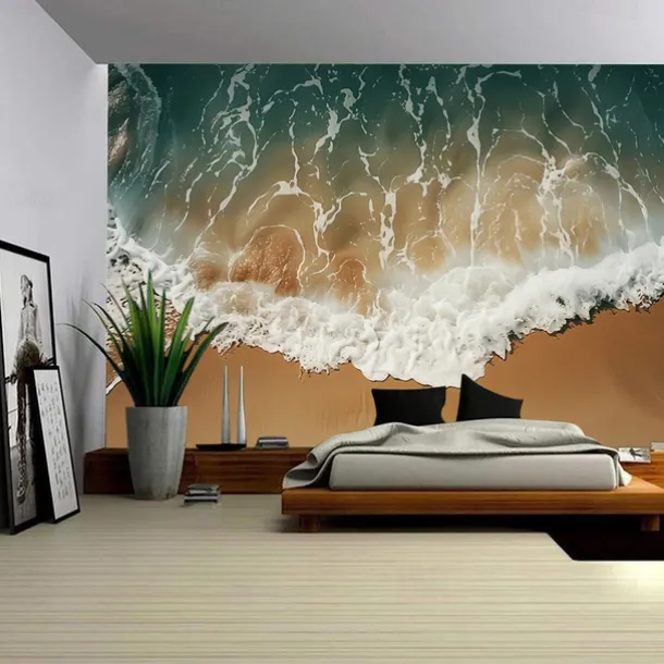 Beach Island Hanging Tapestry Wall Art Large Tapestry Mural Decor Photograph Backdrop Blanket Curtain Home Bedroom Living Room Decoration