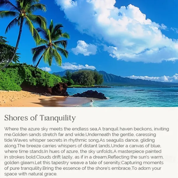 Beach Island Hanging Tapestry Wall Art Large Tapestry Mural Decor Photograph Backdrop Blanket Curtain Home Bedroom Living Room Decoration