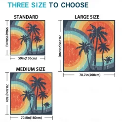 Beach Towel - Quick Drying and Waterproof - Soft and Absorbent Fabric - Perfect for Beach, Pool, and Travel - Lightweight and Compact for Easy Packing