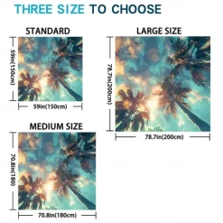 Beach Towel - Quick Drying and Waterproof - Soft and Absorbent Fabric - Perfect for Beach, Pool, and Travel - Lightweight and Compact for Easy Packing