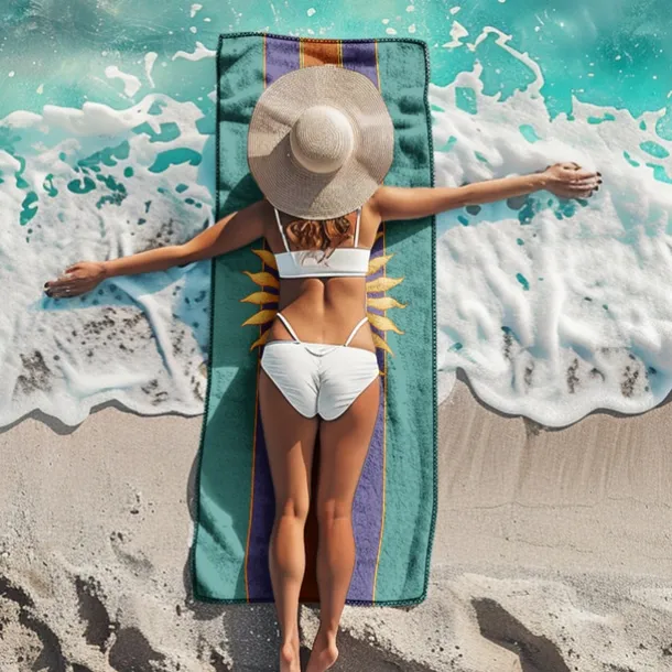 Beach Towel Bath Towel Large 3D Print Sea Pattern Towel Bath Towel Beach Sheet Blanket Classic 100% Micro Fiber Comfy Blankets