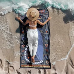 Beach Towel Beach Blanket Quick-Dry 3D Print 100% Micro Fiber Comfy Soft Blankets