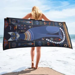Beach Towel Beach Blanket Quick-Dry 3D Print 100% Micro Fiber Comfy Soft Blankets
