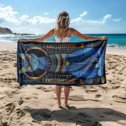 Beach Towel Beach Blanket Quick-Dry 3D Print 100% Micro Fiber Comfy Soft Blankets