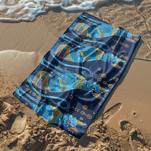 Beach Towel Beach Blanket Quick-Dry 3D Print 100% Micro Fiber Comfy Soft Blankets