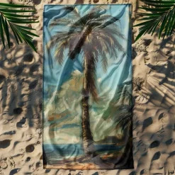Beach Towel Comfy Blankets Love Sea Series Bath Towel Large 3D Print Pattern Towel Bath Towel Beach Sheet Blanket Classic 100% Micro Fiber