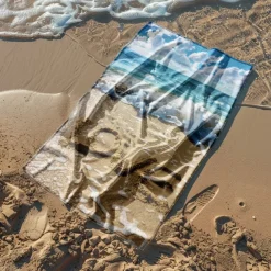 Beach Towel Comfy Blankets Love Sea Series Bath Towel Large 3D Print Pattern Towel Bath Towel Beach Sheet Blanket Classic 100% Micro Fiber