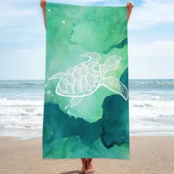 Beach Towel for Adults Men Women Kids, Sand Free Beach Towel Quick Dry Microfiber Lightweight, Oversized Pool Towel Super Absorbent Personalized Towels