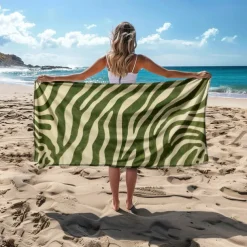 Beach Towel Palm Tree Series 100% Micro Fiber Comfy Blankets Oversized Beach Towel, 35