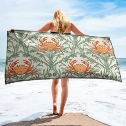 Beach Towel Palm Tree Series 100% Micro Fiber Comfy Blankets Oversized Beach Towel, 35