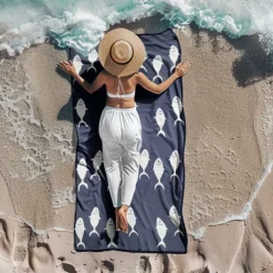 Beach Towel Palm Tree Series 100% Micro Fiber Comfy Blankets Oversized Beach Towel, 35