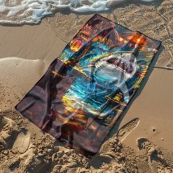Beach Towel Summer Beach Blankets 100% Micro Fiber Breathing Comfy Blankets