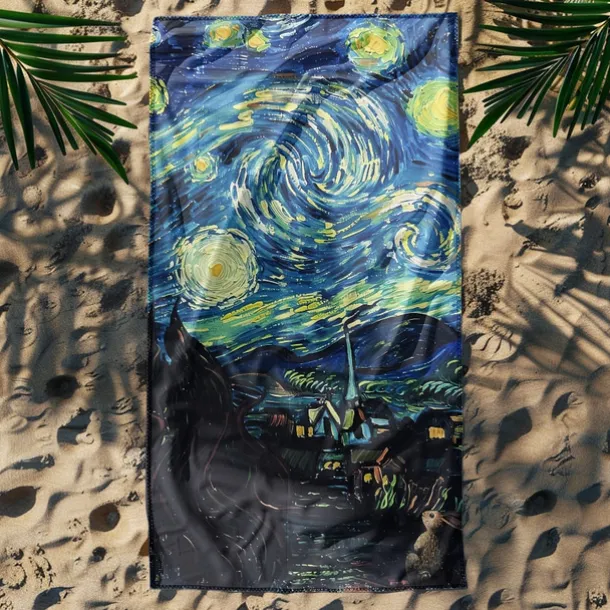 Beach Towel Summer Beach Blankets 100% Micro Fiber Breathing Comfy Blankets