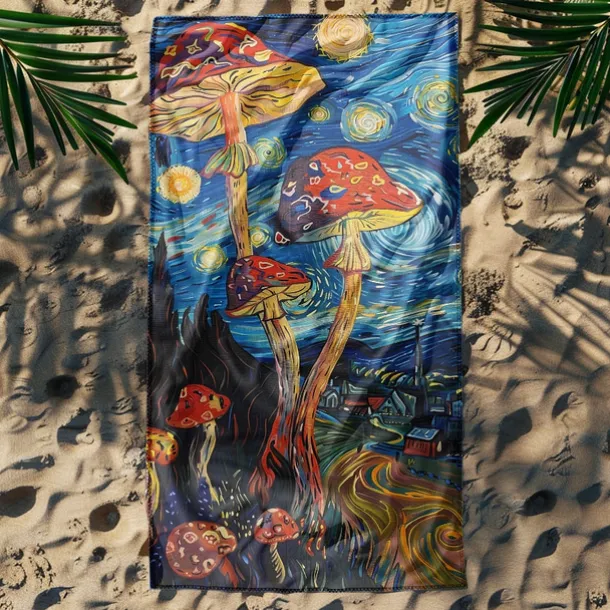 Beach Towel Summer Beach Blankets 100% Micro Fiber Breathing Comfy Blankets