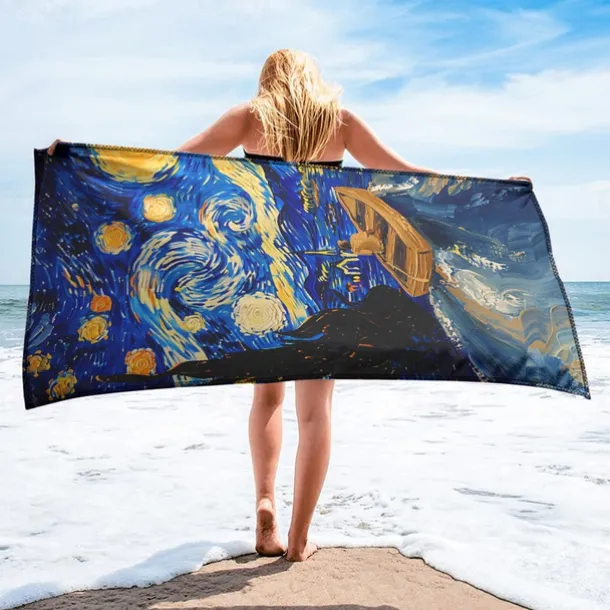 Beach Towel Summer Beach Blankets 100% Micro Fiber Breathing Comfy Blankets