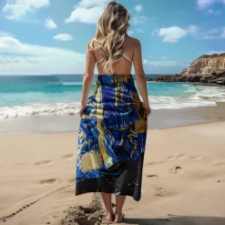 Beach Towel Summer Beach Blankets 100% Micro Fiber Breathing Comfy Blankets