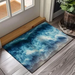 Beach View Doormat Kitchen Mat Floor Mat Non-Slip Area Rug Oil Proof Rug Indoor Outdoor Mat Bedroom Decor Bathroom Mat Entrance Rug