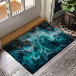 Beach View Doormat Kitchen Mat Floor Mat Non-Slip Area Rug Oil Proof Rug Indoor Outdoor Mat Bedroom Decor Bathroom Mat Entrance Rug