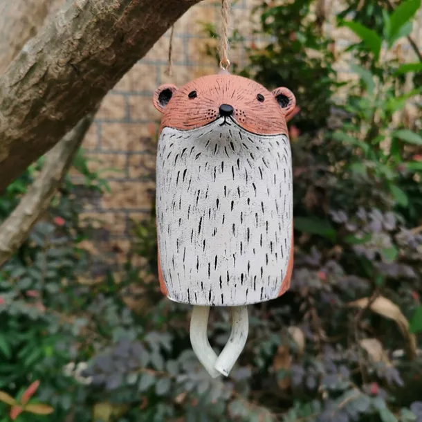Beautiful Rustic Animal Wind Chimes Boho Handmade Garden Decor GiftResin Animal Decor Gift Ideas Garden Decor Unique Gift 1pcs