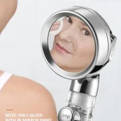 Beauty Skin Three-speed Turbo Rod Supercharged Shower Shower Head Whirlpool Bath Bath Hose Set Water Heater Shower Head Shower