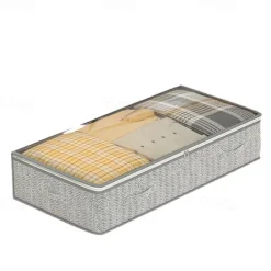 Bed Bottom Storage Bag, Visual Storage Bag, Large Capacity Storage, Moisture-proof And Dust-proof, Zipper Closed, Can Store Clothes, Pants, Quilt, Quilt, Underwear, Toys, Books, Etc