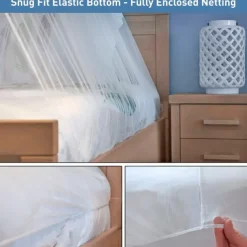 Bed Canopy Cotton Loft Solid Kids Collapsible Round Hoop Sheer Mosquito Netting Girls Bed Canopy