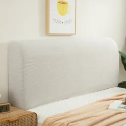 Bed Headboard Cover for Bedroom Decoration Stretch Bed Headboard Slipcover Covers, Dust proof Protector Cover for Upholstered Headboard ,Sage Green