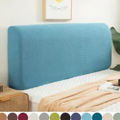 Bed Headboard Cover for Bedroom Decoration Stretch Bed Headboard Slipcover Covers, Dust proof Protector Cover for Upholstered Headboard ,Sage Green