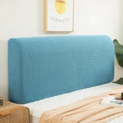 Bed Headboard Cover for Bedroom Decoration Stretch Bed Headboard Slipcover Covers, Dust proof Protector Cover for Upholstered Headboard ,Sage Green