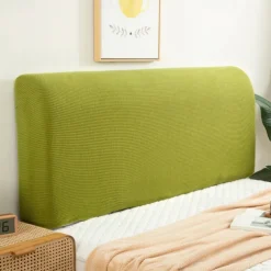 Bed Headboard Cover for Bedroom Decoration Stretch Bed Headboard Slipcover Covers, Dust proof Protector Cover for Upholstered Headboard ,Sage Green
