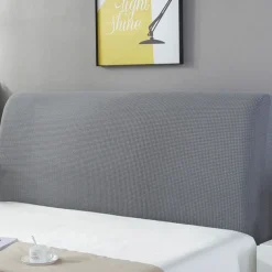 Bed Headboard Cover for Bedroom Decoration, Stretch Bed Headboard Slipcover Covers, Dust proof Protector Cover for Upholstered Headboard