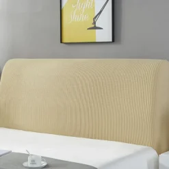 Bed Headboard Cover for Bedroom Decoration, Stretch Bed Headboard Slipcover Covers, Dust proof Protector Cover for Upholstered Headboard