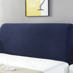 Bed Headboard Cover for Bedroom Decoration, Stretch Bed Headboard Slipcover Covers, Dust proof Protector Cover for Upholstered Headboard
