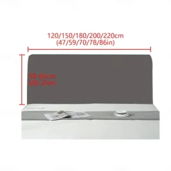 Bed Headboard Cover for Bedroom Decoration, Stretch Bed Headboard Slipcover Covers, Dust proof Protector Cover for Upholstered Headboard
