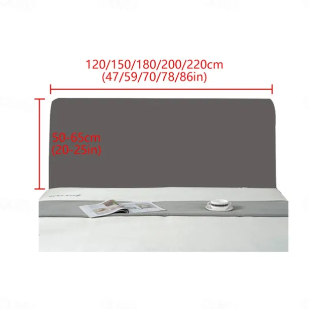 Bed Headboard Cover for Bedroom Decoration, Stretch Bed Headboard Slipcover Covers, Dust proof Protector Cover for Upholstered Headboard