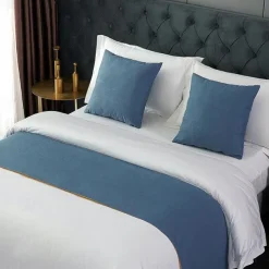 Bed Runner Bed Scarf, Decorative Bed Scarf for Home Hotel Bedspreads Scarves Protection Modern Solid Bed Runner for Foot of Bed Home Bedroom Bedding Decoration