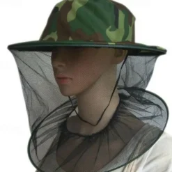 Beekeeping Hat Professional Mosquito Bug Insect Outdoor Protector Bee Resistance Net Mesh Head Face Cap