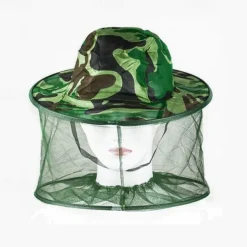 Beekeeping Hat Professional Mosquito Bug Insect Outdoor Protector Bee Resistance Net Mesh Head Face Cap