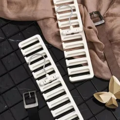 Belt Hanger for Closet, 10 Belts Rack Storage Organizer, Holder - Closet Tie Racks Hangers Sturdy for Men Women